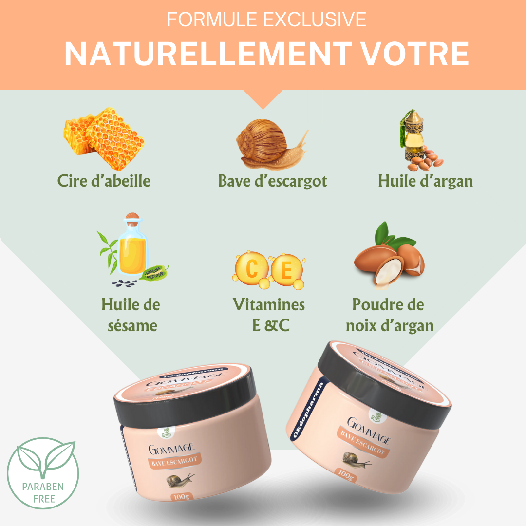 Gommage Exfoliant Visage Bave d’Escargot
