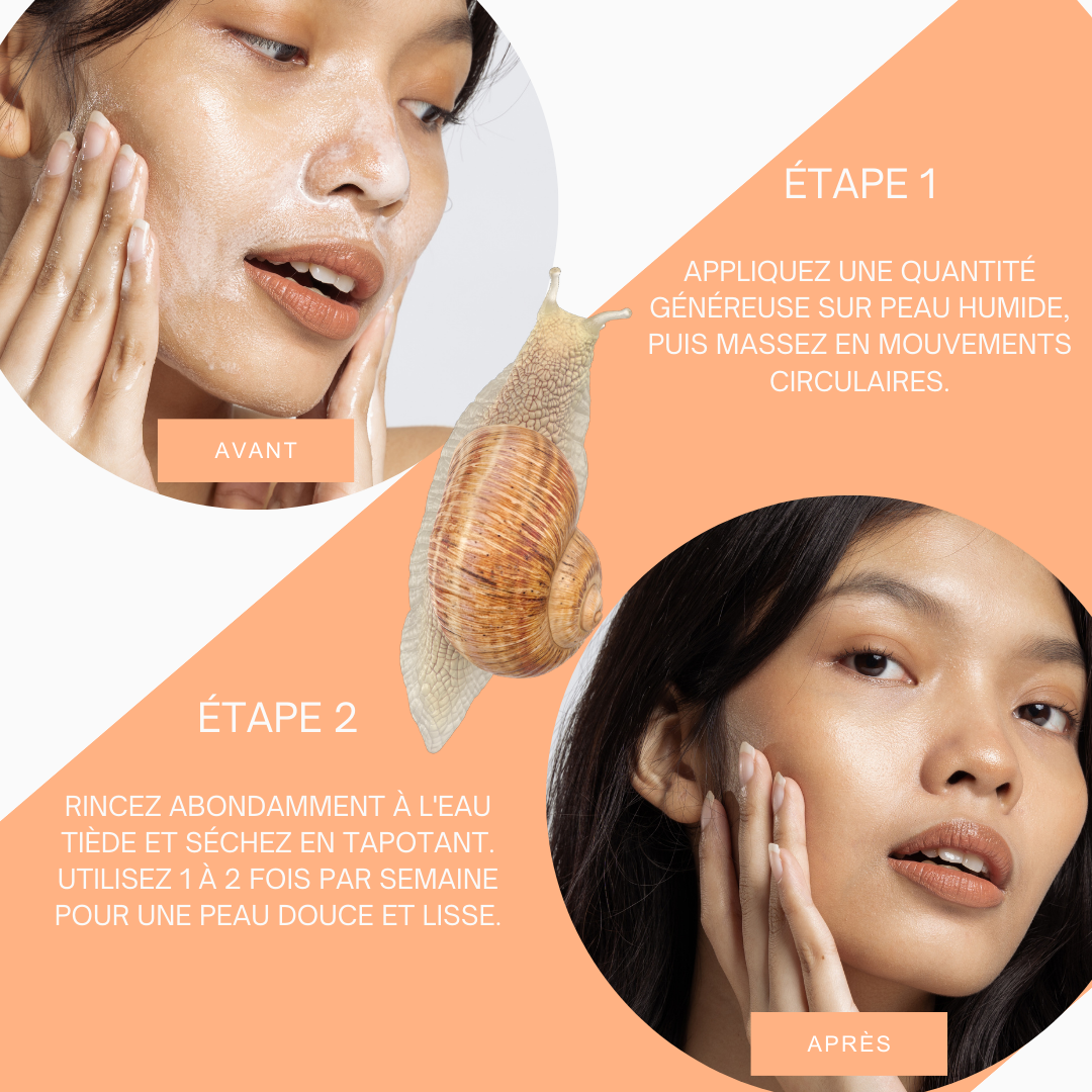 Gommage Exfoliant Visage Bave d’Escargot