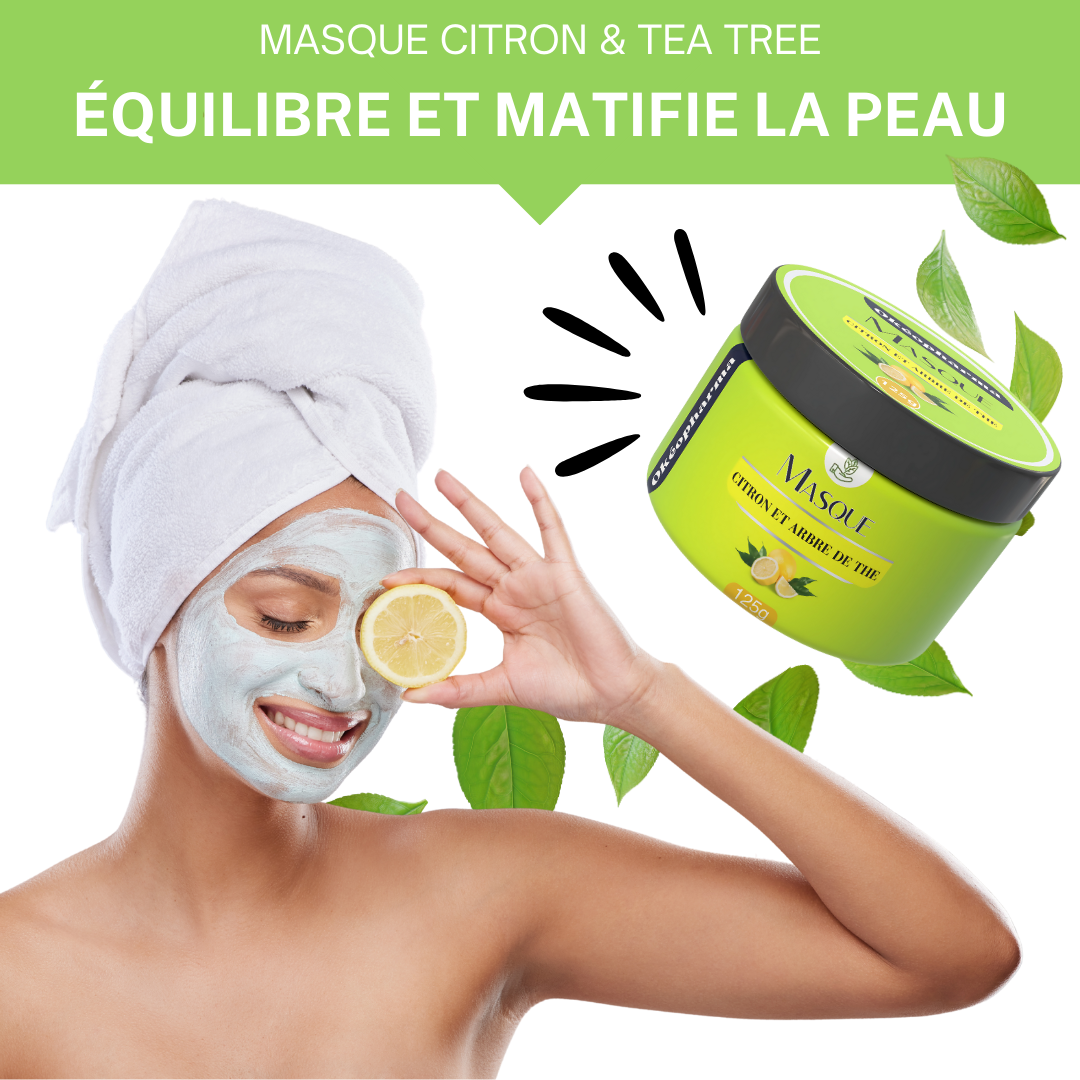 Masque visage purifiant Citron & Tea Tree