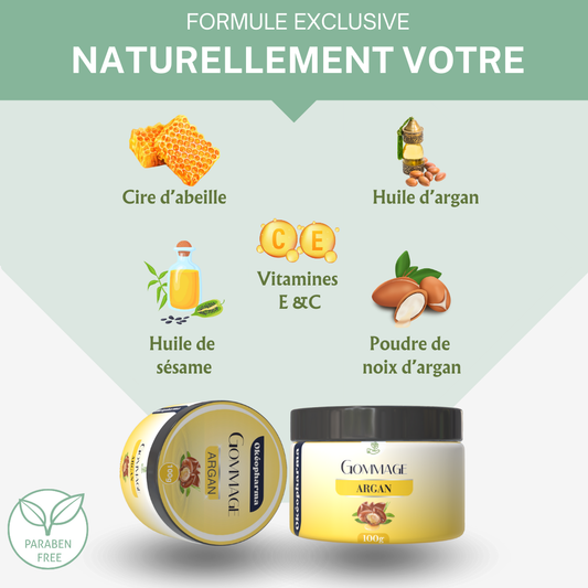 Gommage à l'huile d'argan