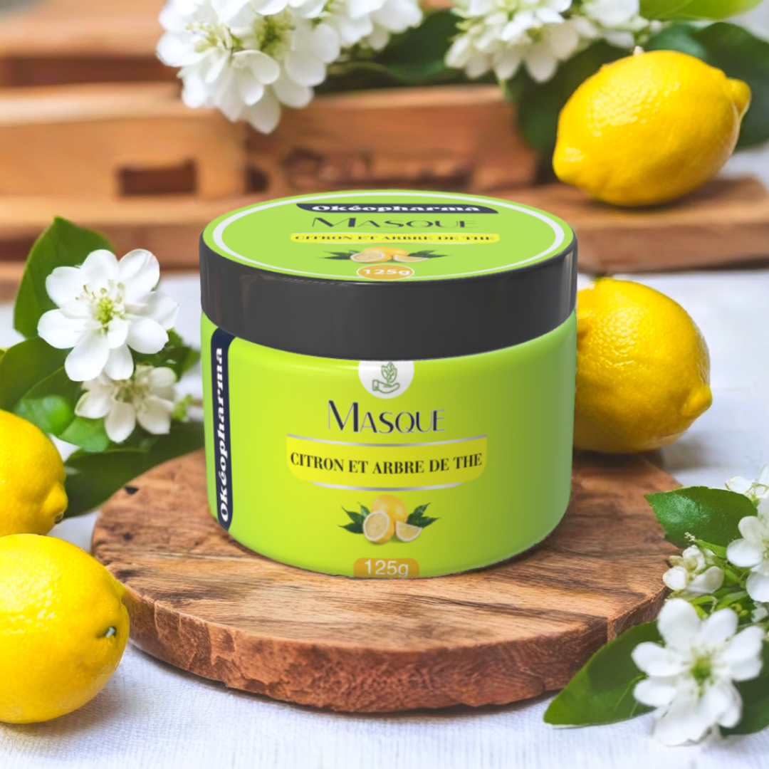 Masque visage purifiant Citron & Tea Tree